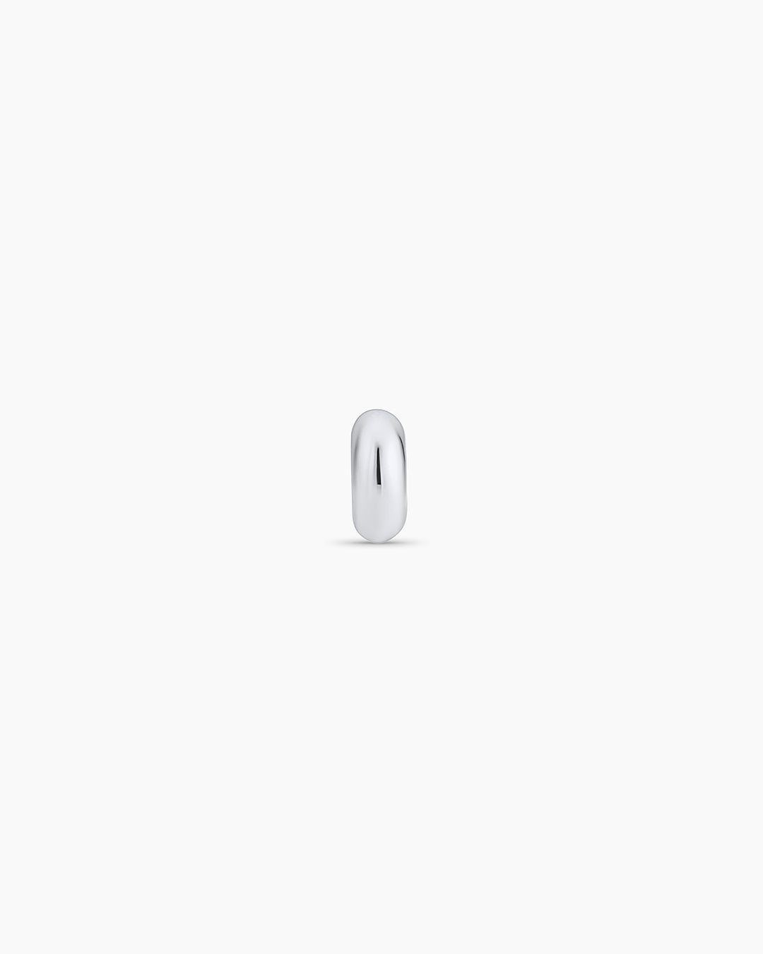 14K White Gold Lou Halo Charm || option::14K Solid White Gold