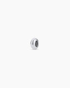14K White Gold Lou Halo Charm || option::14K Solid White Gold