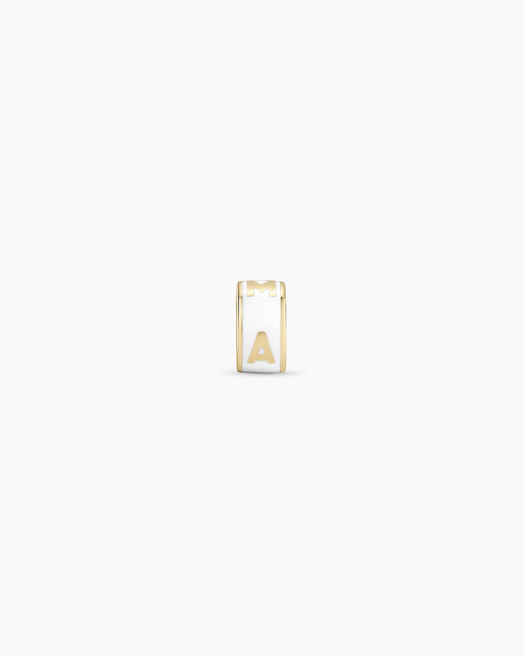 14K Gold Mama Halo Charm Necklace || option::14K Solid Gold