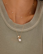 14K Gold Mama Halo Charm || option::14K Solid Gold