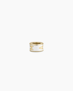 14K Gold Mama Halo Charm Necklace || option::14K Solid Gold