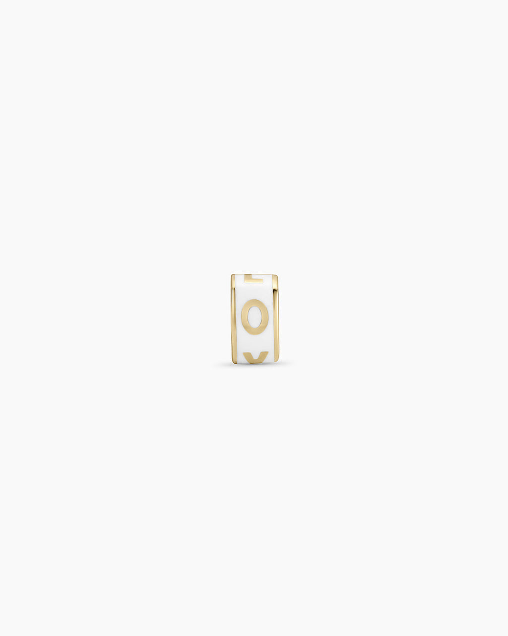 14K Gold Love Halo Charm Necklace || option::14K Solid Gold