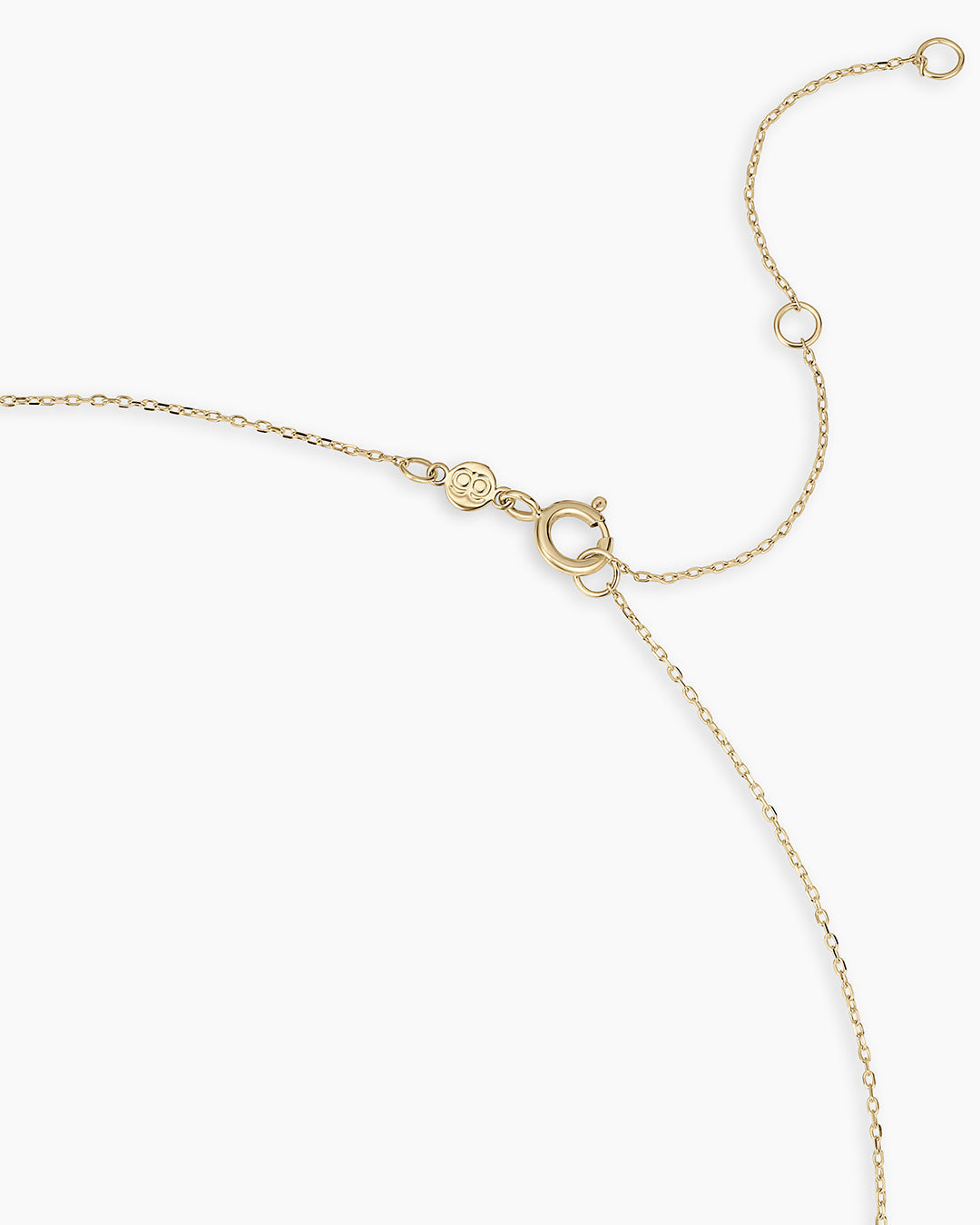 14K Gold Birthstone Halo Charm Necklace || option::14K Solid Gold, Citrine - November