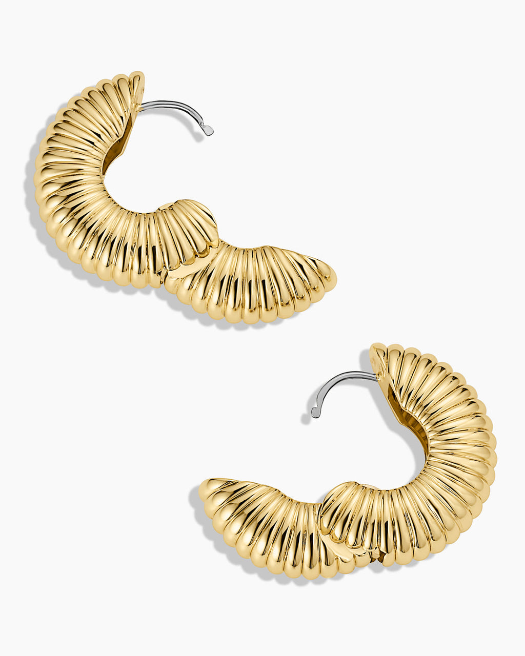 Cress Hoops || option::18K Gold Plated