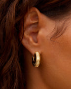 Cress Huggies || option::18K Gold Plated