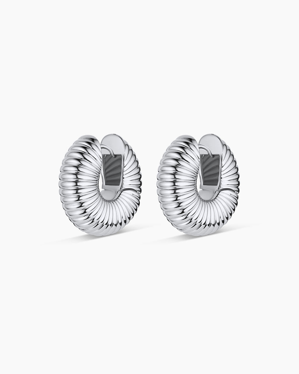 Cress Huggies || option::Silver Plated