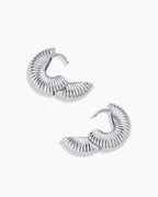 Cress Huggies || option::Silver Plated