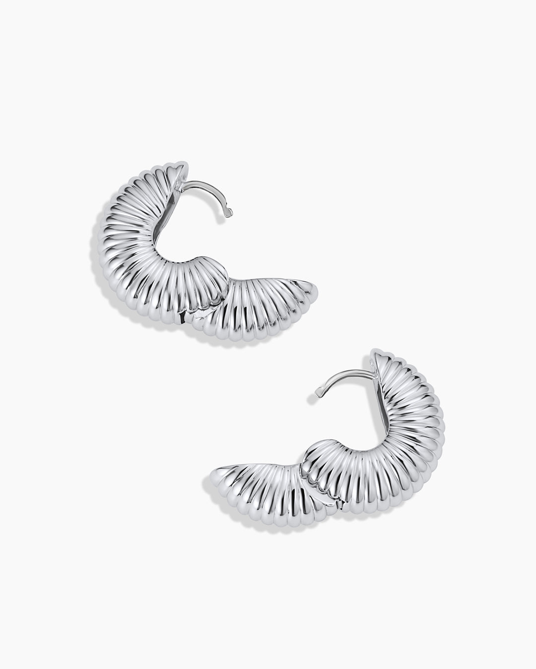 Cress Huggies || option::Silver Plated