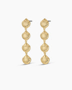 Scallop Mini Drop Earrings || option::18K Gold Plated