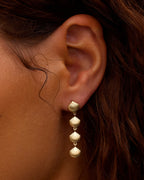 Scallop Mini Drop Earrings || option::18K Gold Plated
