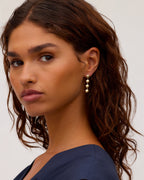 Scallop Mini Drop Earrings || option::18K Gold Plated