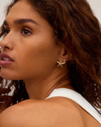 Starfish Statement Earrings || option::18K Gold Plated