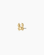 Crab Single Stud || option::18K Gold Plated