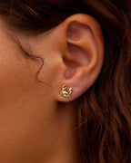 Crab Single Stud || option::18K Gold Plated