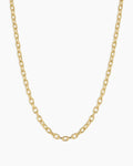 Crew Mini Link Necklace || option::18K Gold Plated