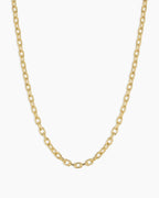Crew Mini Link Necklace || option::18K Gold Plated