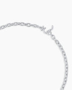 Crew Mini Link Necklace || option::Silver Plated