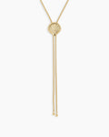 Scallop Bolo Necklace || option::18K Gold Plated