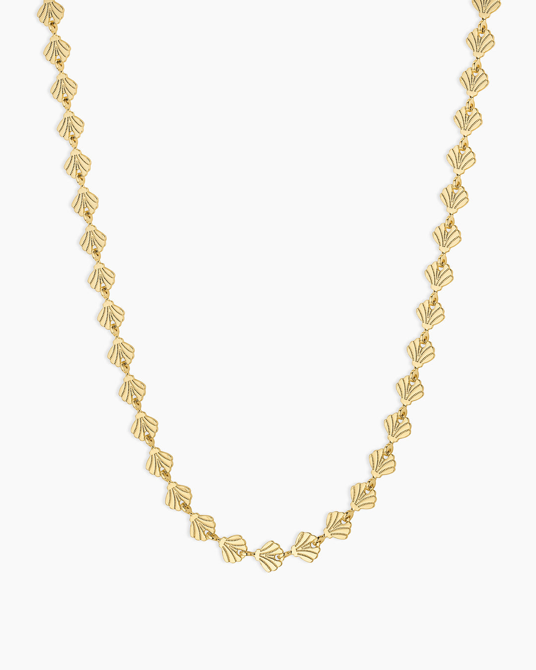 Scallop Necklace || option::18K Gold Plated