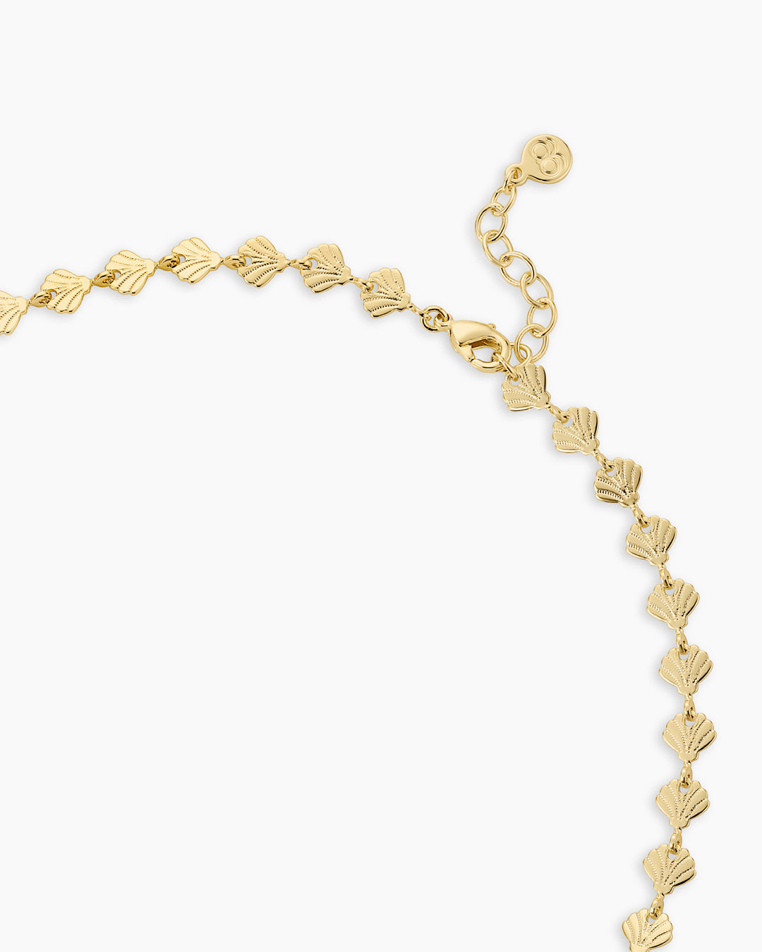 Scallop Necklace || option::18K Gold Plated