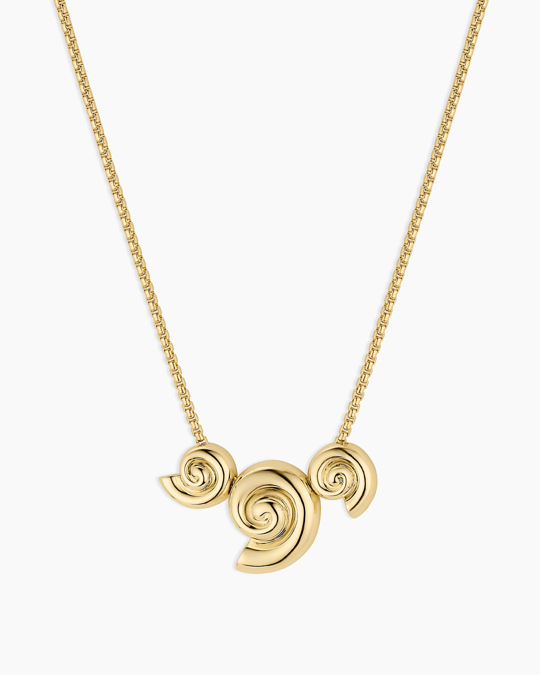 Nautilus Statement Necklace || option::18K Gold Plated