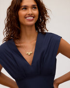 Nautilus Statement Necklace || option::18K Gold Plated