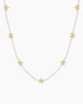 Starfish Pearl Necklace || option::18K Gold Plated