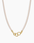 Brooks Necklace || option::18K Gold Plated, Cream