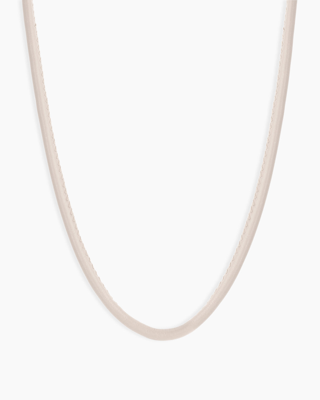 Brooks Necklace || option::18K Gold Plated, Cream