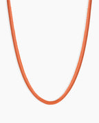 Brooks Necklace || option::18K Gold Plated, Salmon