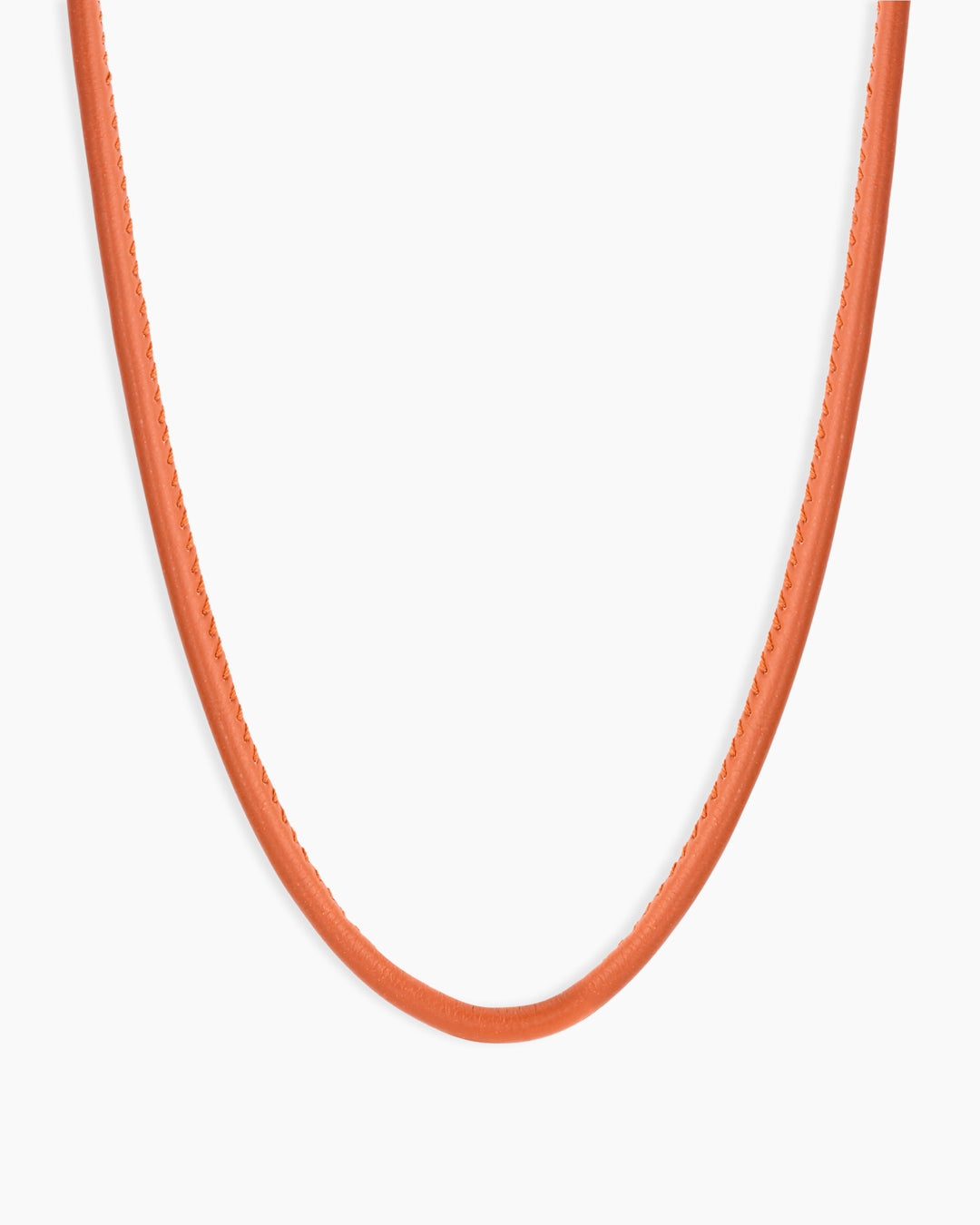 Brooks Necklace || option::18K Gold Plated, Salmon