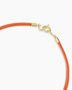 Brooks Necklace || option::18K Gold Plated, Salmon