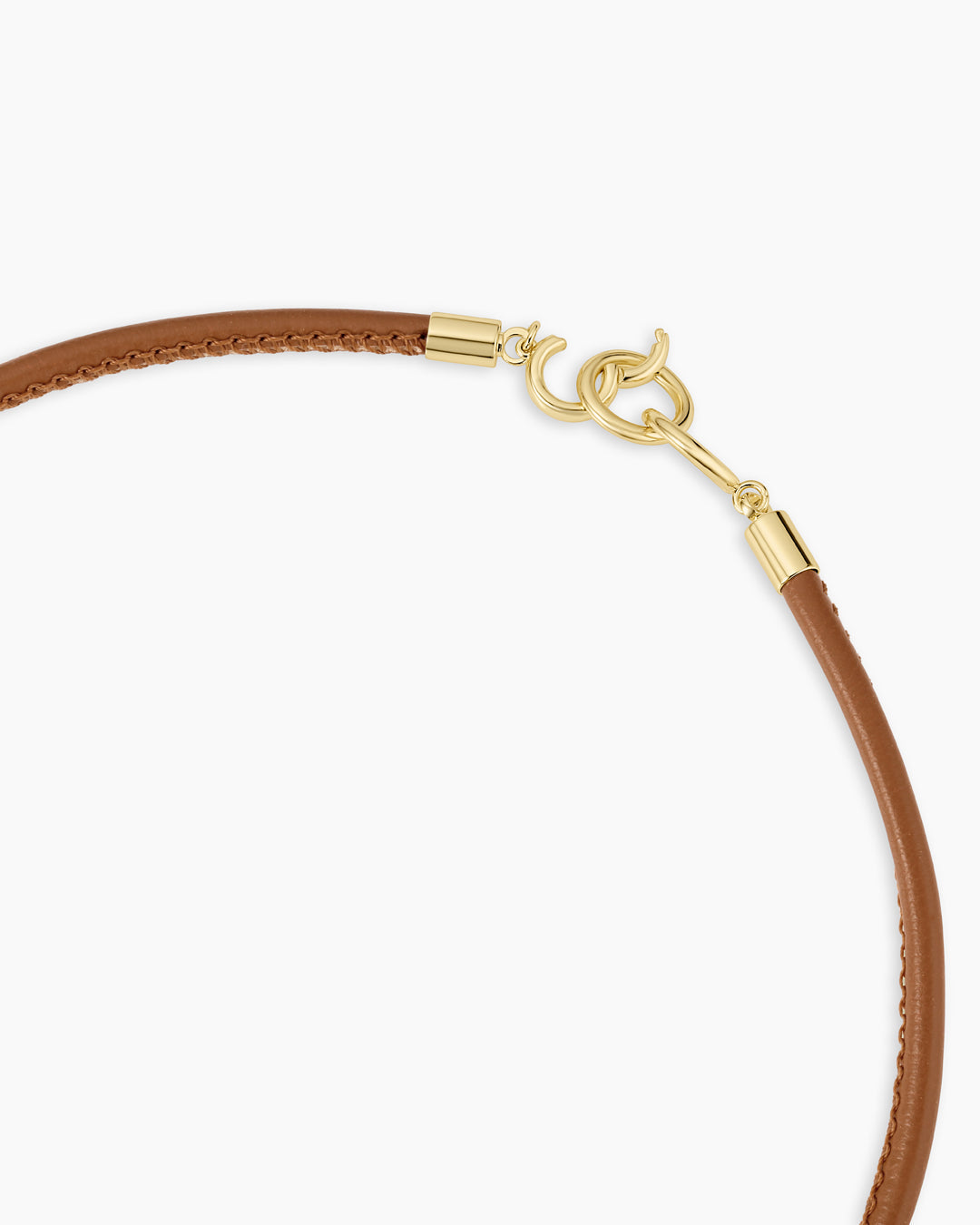 Brooks Necklace || option::18K Gold Plated, Hazelnut