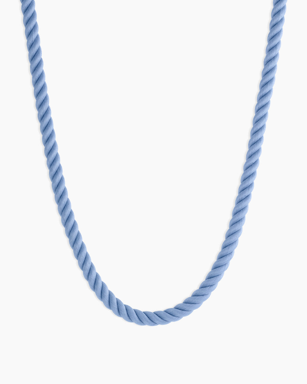 Brooks Rope Necklace || option::18K Gold Plated, Light Blue