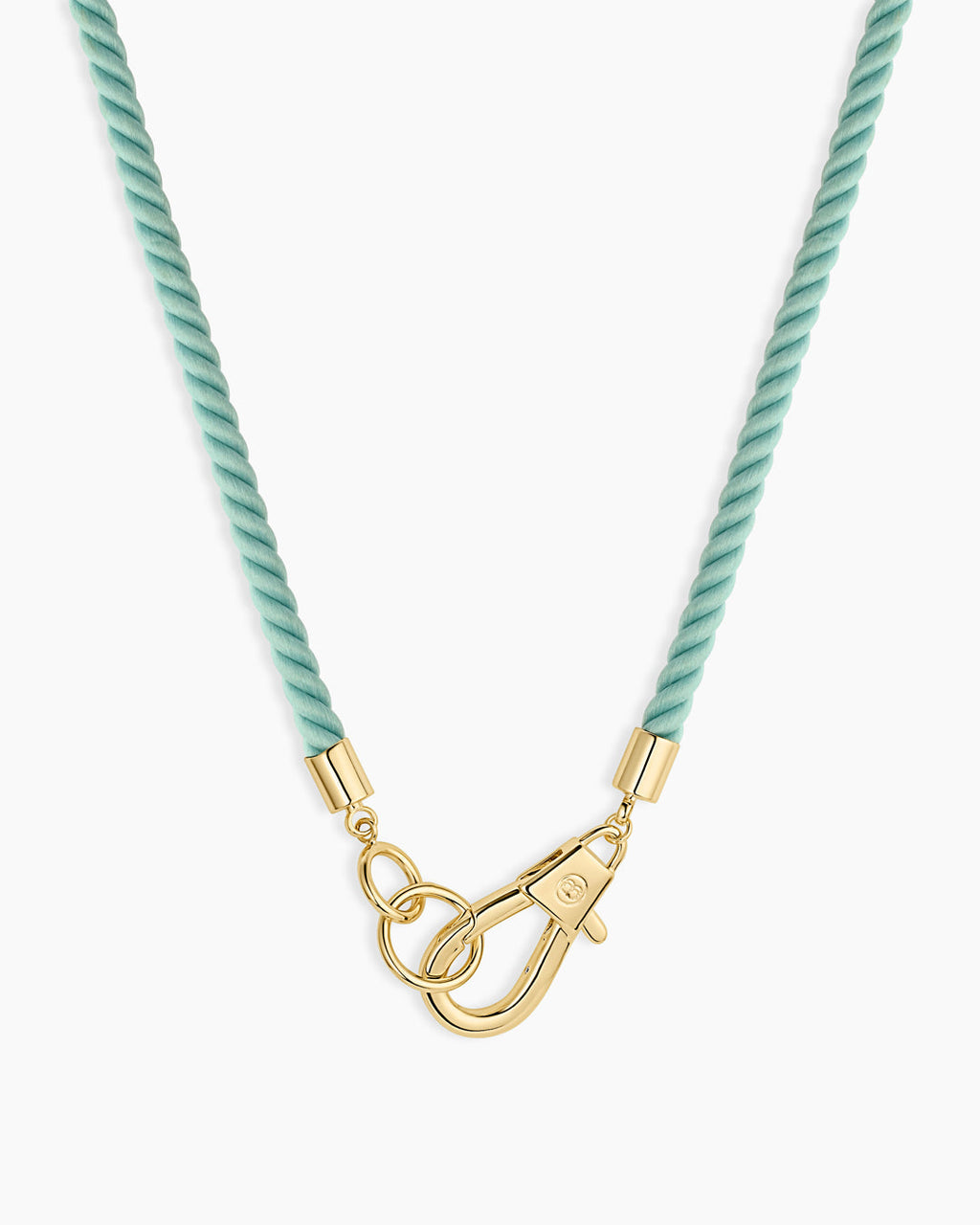 Brooks Rope Necklace || option::18K Gold Plated, Seafoam