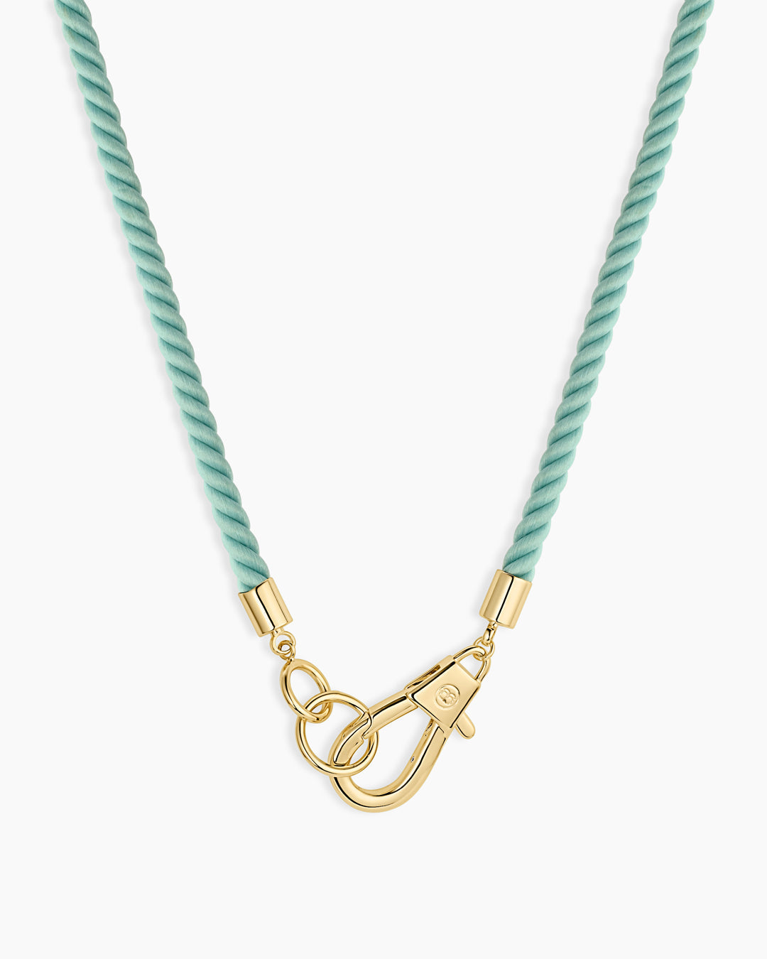 Brooks Rope Necklace || option::18K Gold Plated, Seafoam