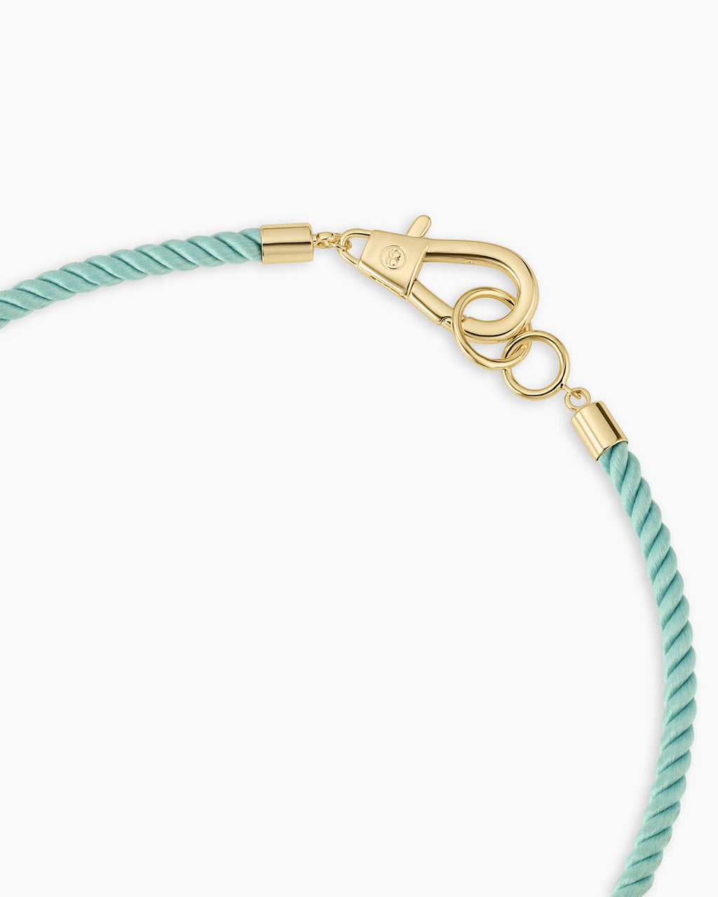 Brooks Rope Necklace || option::18K Gold Plated, Seafoam