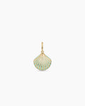Scallop Stripe Parker Charm || option::18K Gold Plated