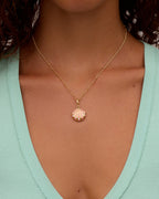 Scallop Shimmer Parker Charm || option::18K Gold Plated