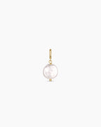 Coin Pearl Parker Charm || option::18K Gold Plated