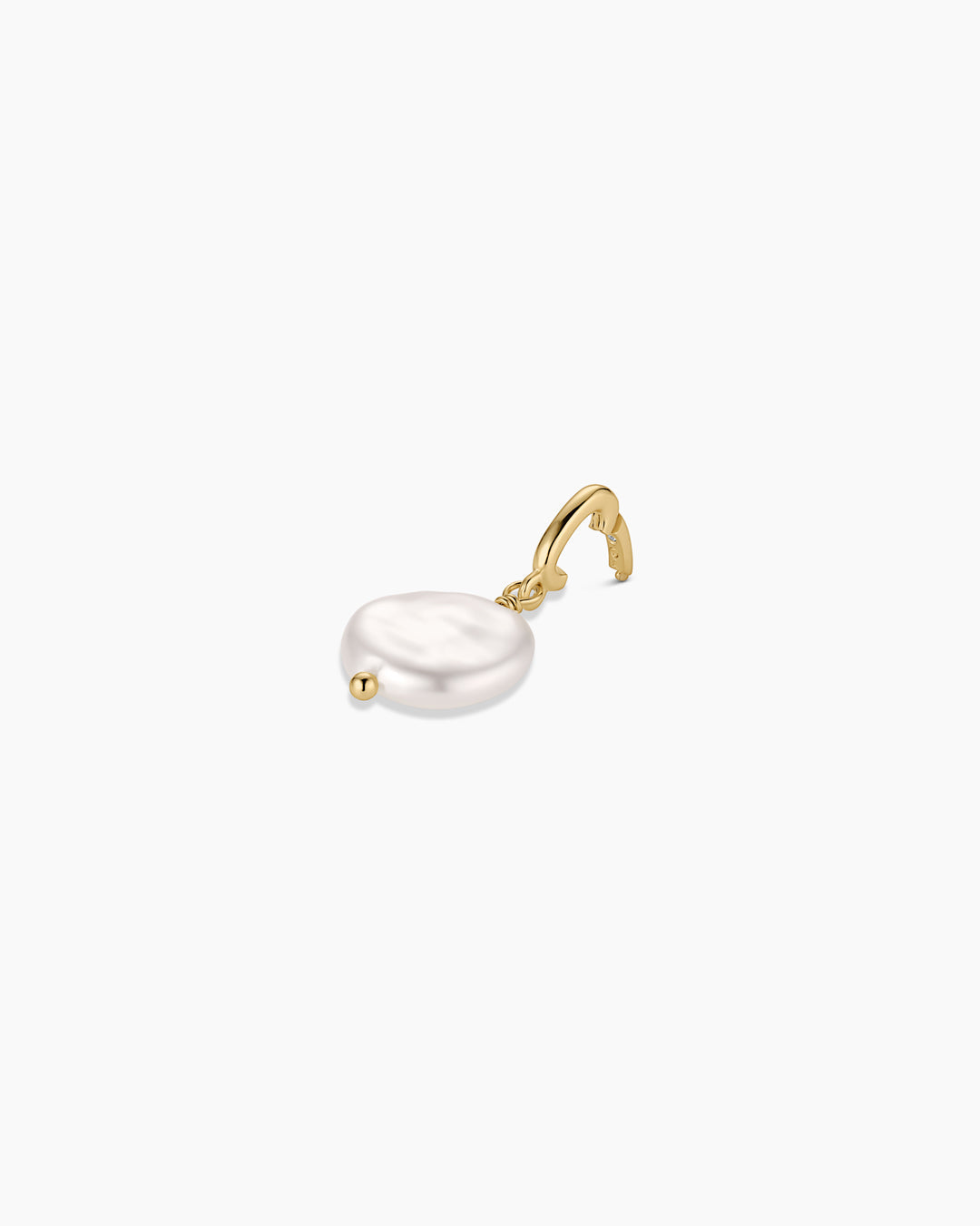 Coin Pearl Parker Charm || option::18K Gold Plated