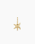 Sun Star Parker Charm || option::18K Gold Plated
