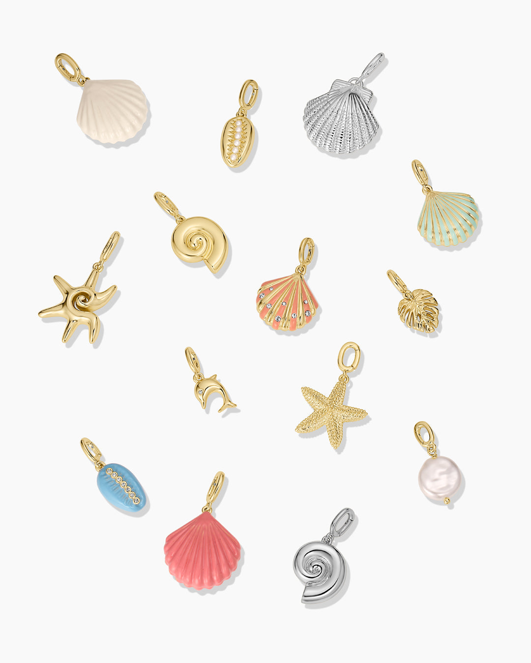 Sun Star Parker Charm || option::18K Gold Plated