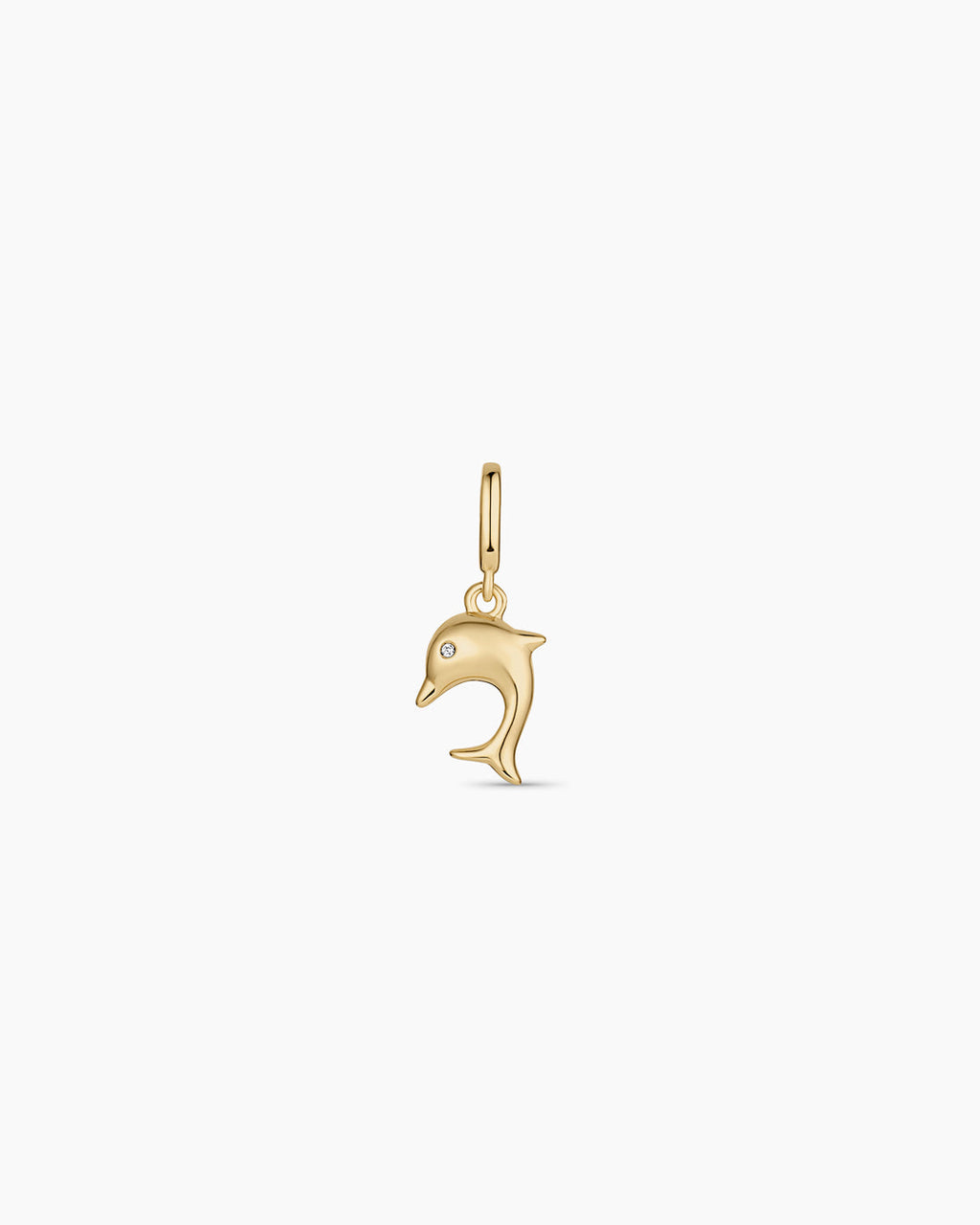 Dolphin Parker Charm || option::18K Gold Plated