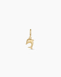 Dolphin Parker Charm || option::18K Gold Plated