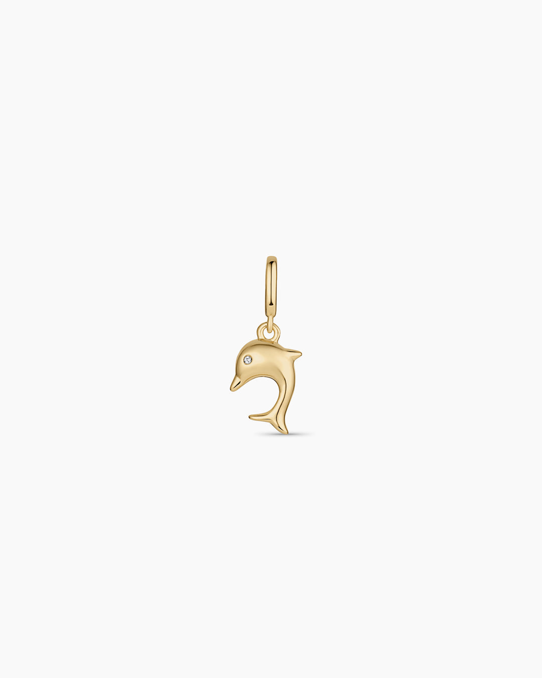 Dolphin Parker Charm || option::18K Gold Plated