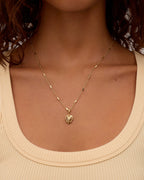 Monstera Parker Charm || option::18K Gold Plated