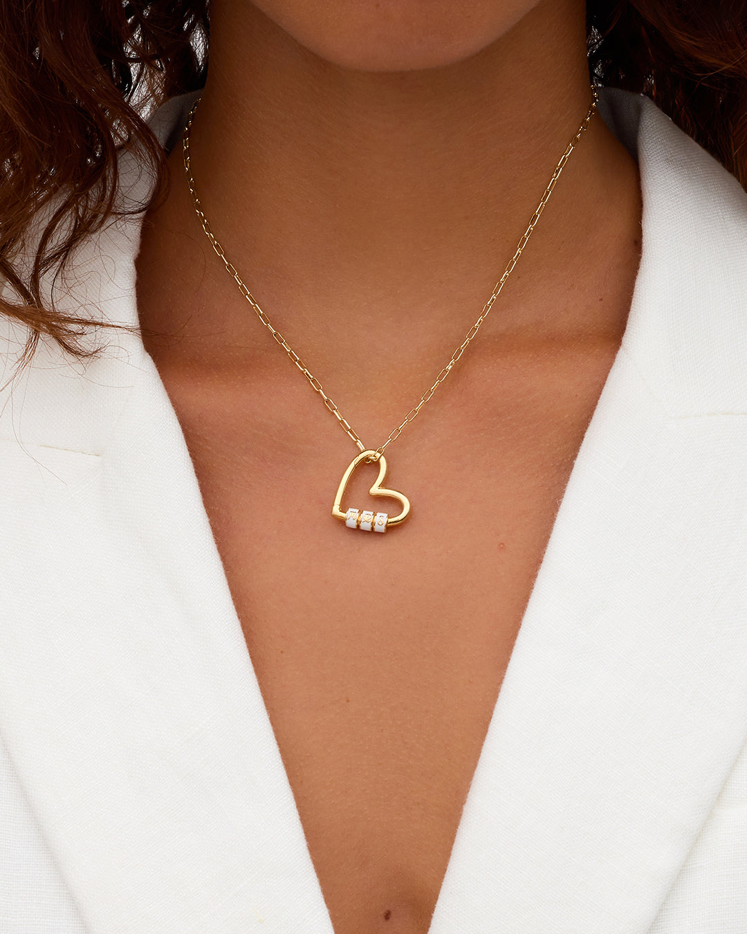 The Mrs. Carabiner Charm || option::18K Gold Plated