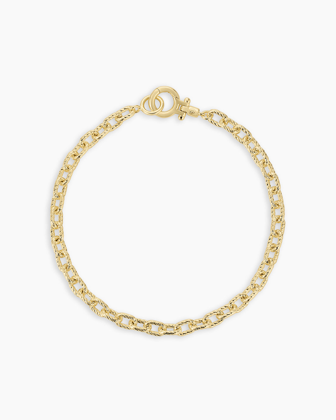 Crew Mini Link Bracelet || option::18K Gold Plated