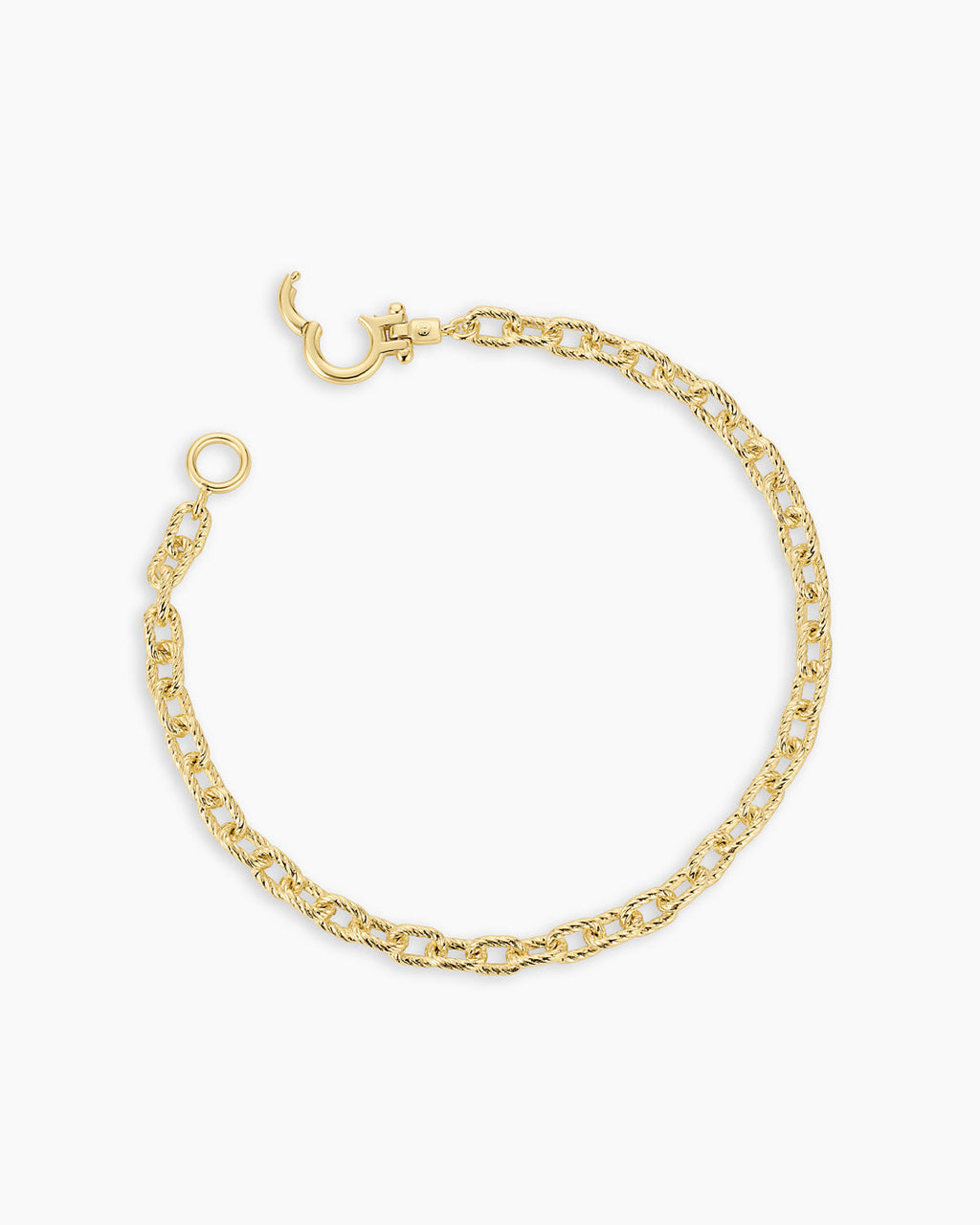 Crew Mini Link Bracelet || option::18K Gold Plated